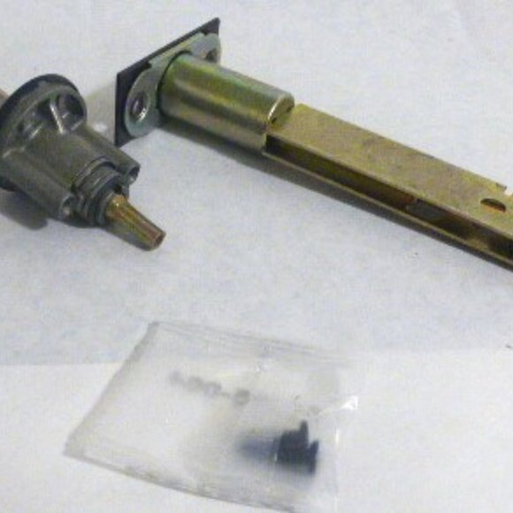 Lot of 6 DOOR Replacement LOCKS Black Lock Cylinder w/ Key - Picture 4 of 10